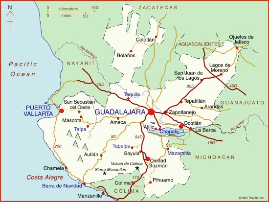 guadalajara province map